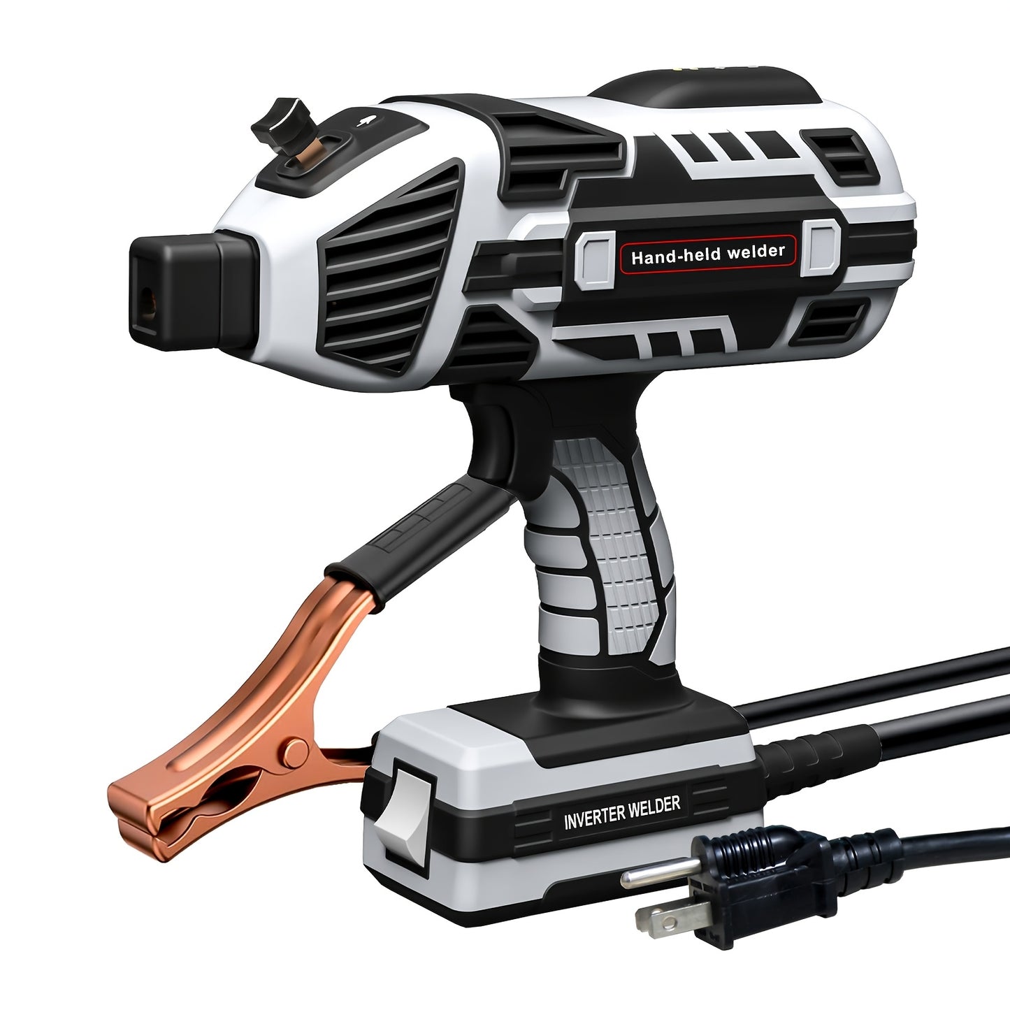 Portable Welder, 110V Handheld Welder with IGBT Inverter, 6-Level Adjustable Current, Portable Arc Welding Torch