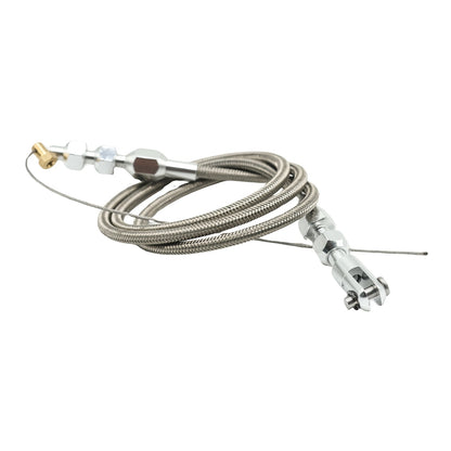 [Stainless Steel Throttle Cable] 36" (91.44Cm) Universal Throttle Cable Stainless Steel Fits for Ford, GM, And More, Without Battery