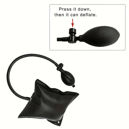 14 Professional Auto Tools - Automotive Emergency Repair Tool Kit - Automotive Lock Tool Kit - S-type Hook Air Wedge Bag Pump with Thin Rod And Wide Rods Ideal for Car Enthusiasts And DIY Home Repairs