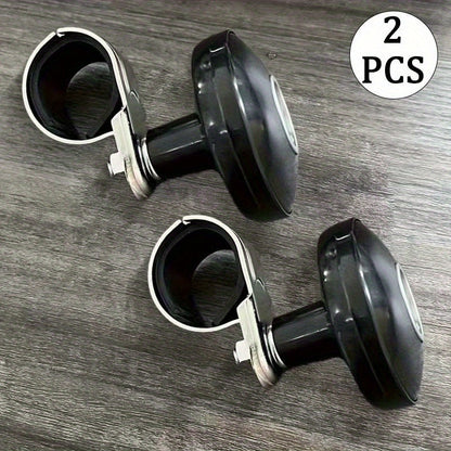 1/2pcs High-End Carbon Fiber Steering Wheel Knobs Are Universal, Enhancing Driving Comfort And Made of Durable PC Material