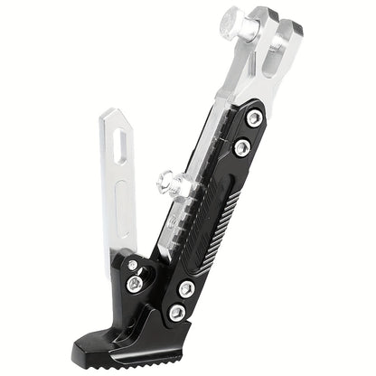 An Adjustable Motorcycle Stand - Made of Durable Aluminum Alloy, Suitable for Street Bikes, with a Weight Capacity of Up to 330.69 LB, a Parking Stand That Enhances Stability, Also for Scooters