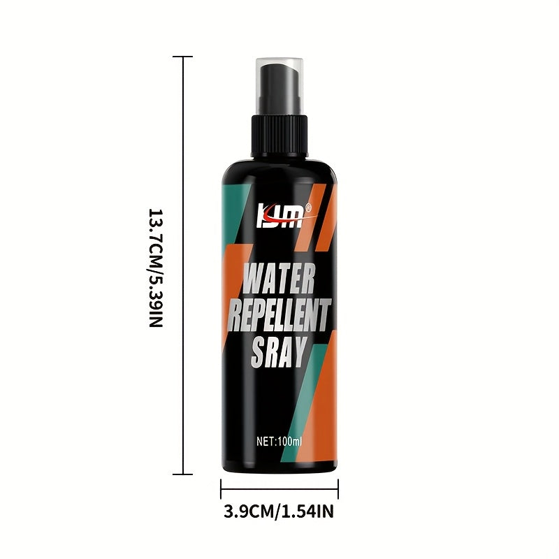KJM 3.38oz Car Windshield Spray Waterproof And Anti-Fog Agent, Car Glass Oil Film Remover, Hydrophobic Coating Anti-Fog And Rainproof, Suitable for Car Window Windshield Wipers. Must-Have for Home And Car Beauty Shop | Car Maintenance