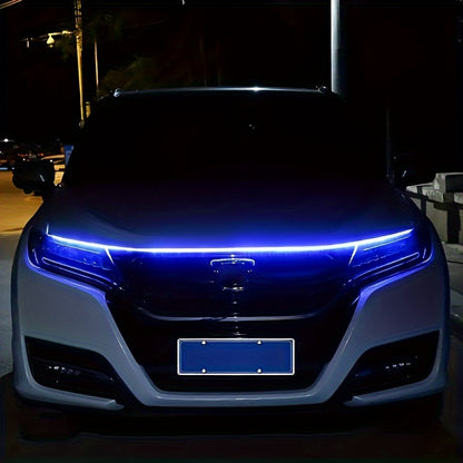 Car Decorative Lights, Start Scanning Lights, Hood Lights, Engine Hood Lights, Grille LED Lights, Modified Flow Light Strips