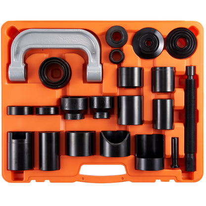 VEVOR Ball Joint Press Kit C-press Ball Joint Tools 10 pcs/21 pcs/23 pcs Automotive Repair Kit, Heat treatment of C-type clamps and screws/All heat treatment