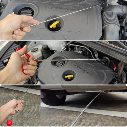 Car Repair Tool Kit, Stainless Steel Assorted, Wheel Pin Puller Dent Repair Tools Long Distance Hook Tool Pull Hook J-Hook, Essential Automotive Tools Sets, 18/23pcs