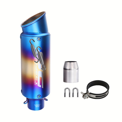ANMIEN Sturdy Motorcycle Exhaust Pipe - 51/60Mm Diameter, Made of Stainless Steel, Compatible with NMAX 125/155, for Suzuki GSX650F, GSX1250, GSX650R, Motorcycle Exhaust, Enhances Vehicle Performance, Stylish Exhaust Design