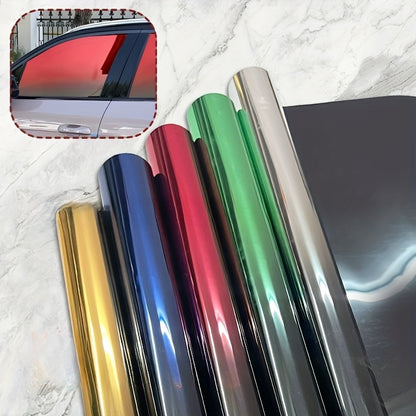 1 Roll of 19.7 X 118 Inch Two-Color Gradient Window Film with Heat Resistance, Protective, Contrasting, Tear-Off And Paste, Window Film Kit for Vehicle Exterior Additions