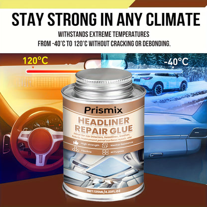 Roof Repair Glue And Car Interior Adhesive Are Suitable for Car Interior, Fabric, And Leather. They Are Easy to Use, Effective, And Time-Saving And Efficient Repairs.
