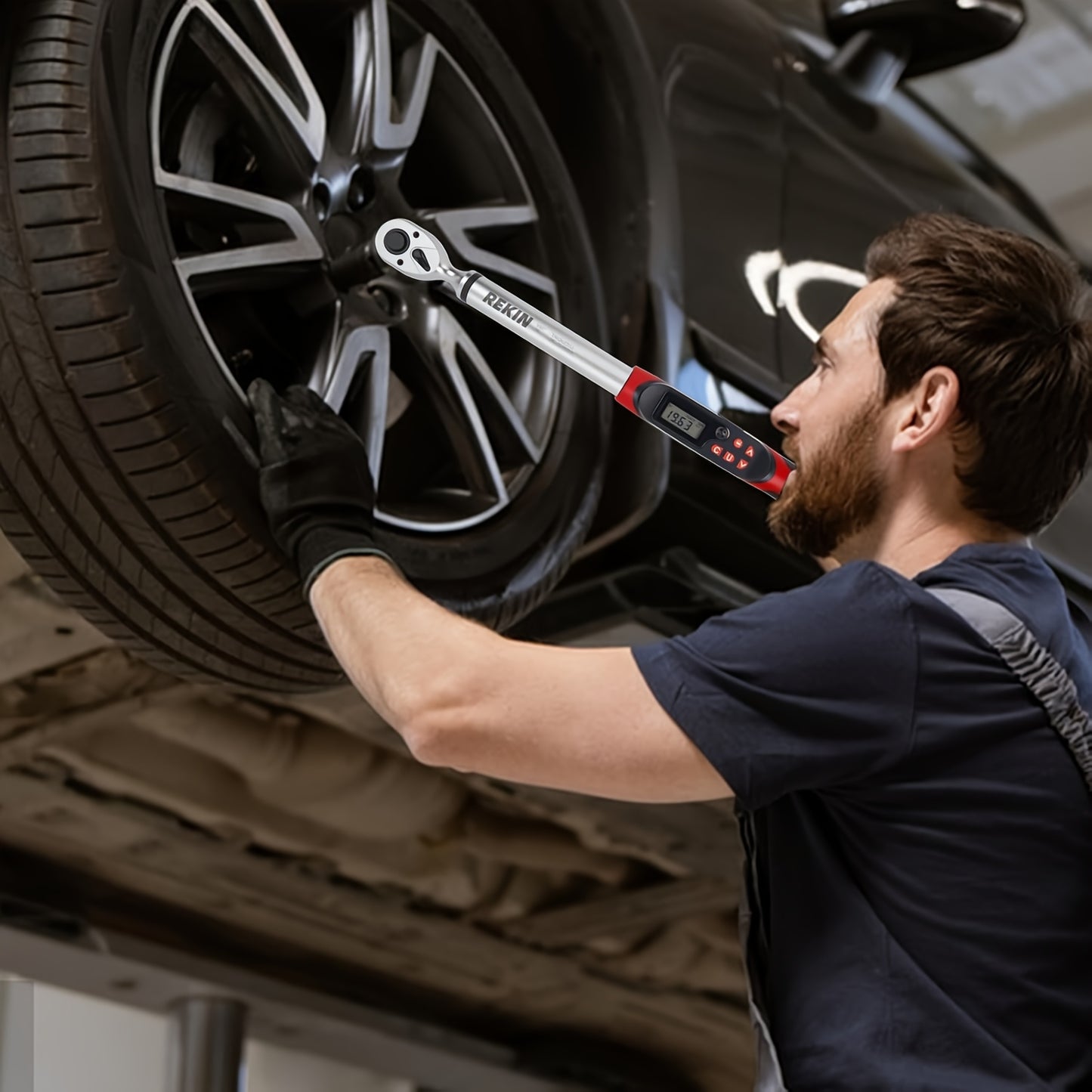 [Digital Torque Wrench] 1/2, 3/8 Inch Drive Digital Torque Wrench, 17-340 Nm (12.5-250.8 Ft-Lb), 6.8-135 Nm (5.02-99.57 Ft-Lb), Electric Torque Wrench With Buzzer And LED, Preset Values And Data Storage, For Bike/Motorcycle/Auto Repairs, Plus And Minus 2%