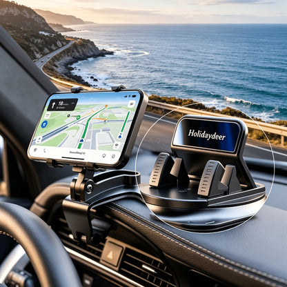 Multifunctional Mobile Phone Holder, Car Holder, Stable, 360-Degree Rotating, Suitable for Various Types of Mobile Phone Holders