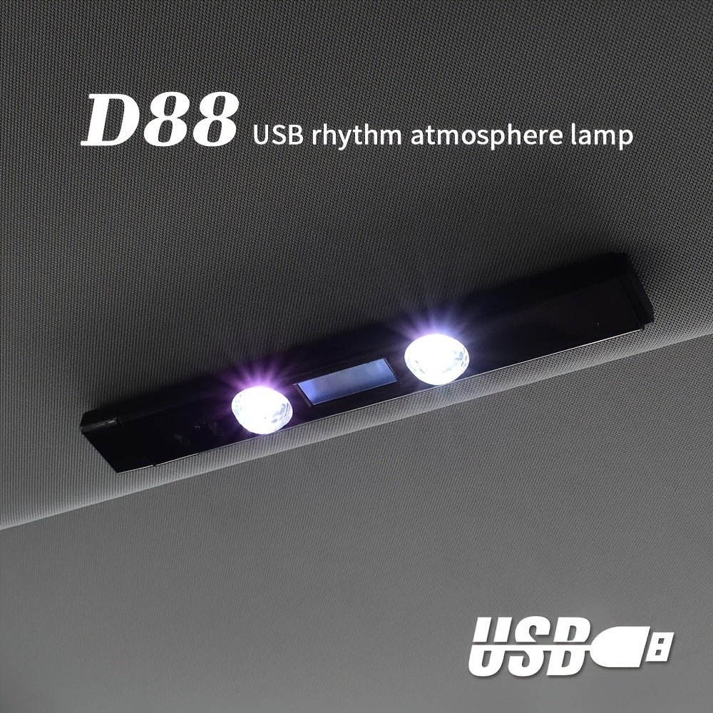 Car Neon Lights, Starlight, Atmospheric Decoration Lights, RGB Lights, Party DJ Lights, Lighting, Music Rhythm Lights, Household Vehicles, Multiple Uses