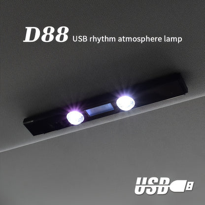 Car Neon Lights, Starlight, Atmospheric Decoration Lights, RGB Lights, Party DJ Lights, Lighting, Music Rhythm Lights, Household Vehicles, Multiple Uses