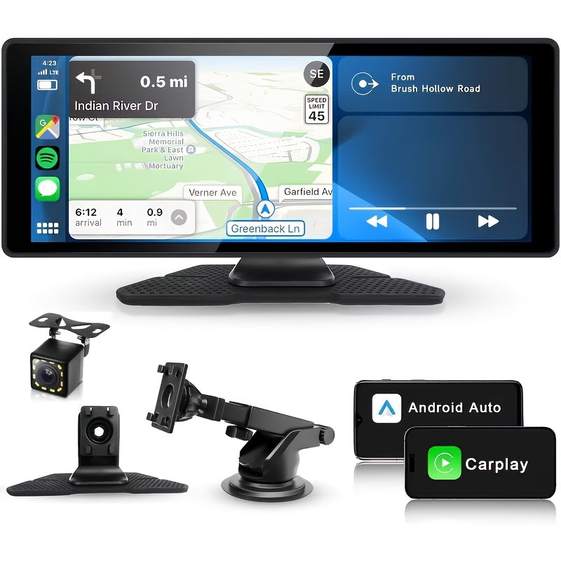 2026 New 7-inch Car Display With Built-in Audio System, Ultra HD Touchscreen, Backup Camera, Wireless Connectivity, GPS Navigation, Supports CarPlay And Android Auto, Mirror Link, FM Radio. Opional 10.26" 9" Carplay Wireless Car